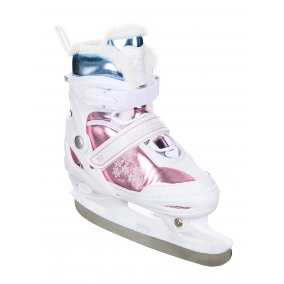 Коньки раздвижные ICE TIME White